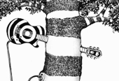babel artwork thumb - title: rock woodpecker